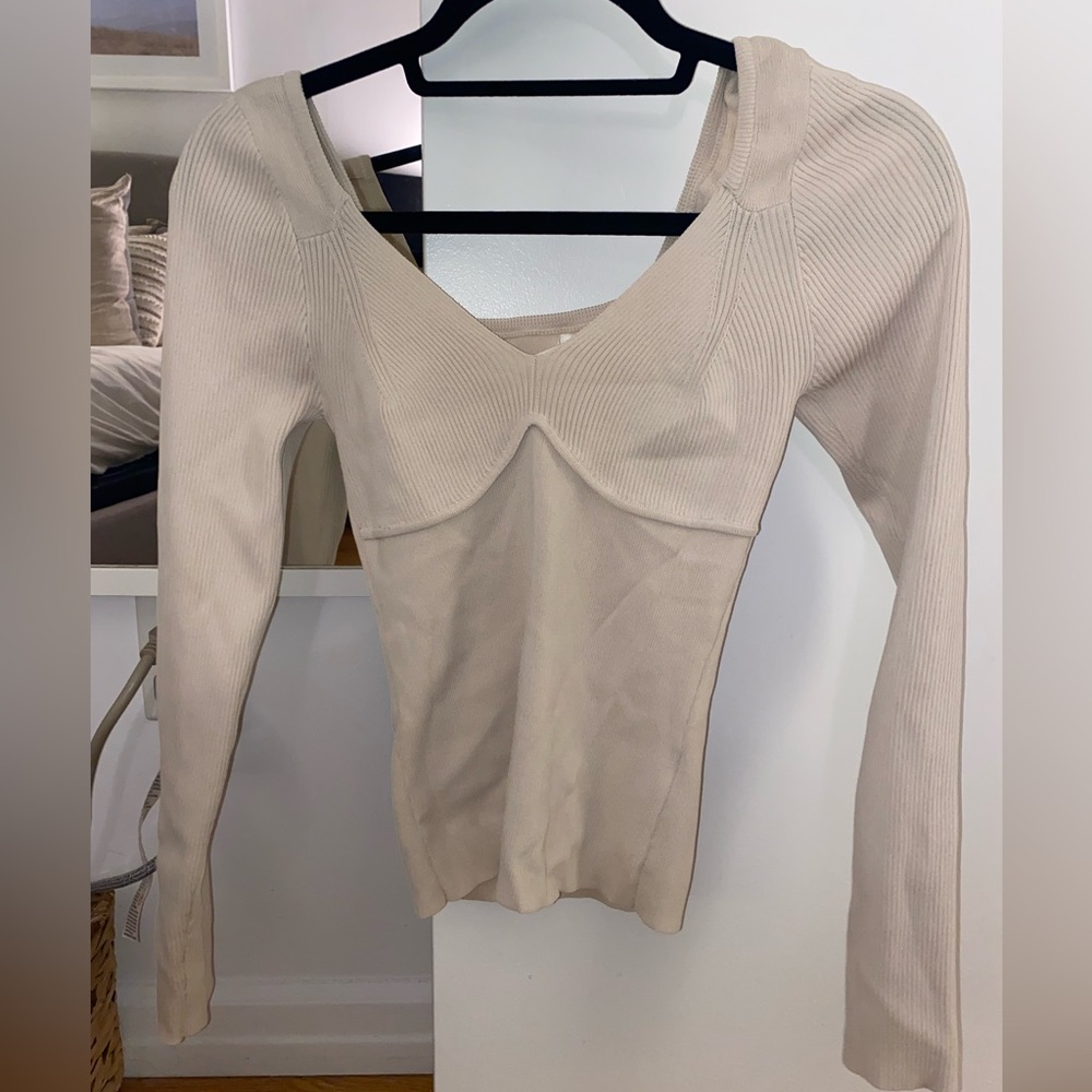 Cream blouse (UNWORN)